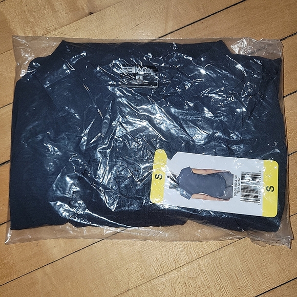 32 Degrees Cool NWT Gray Performance Activewear Button-Up Collared Shirt - SMALL - Picture 6 of 7